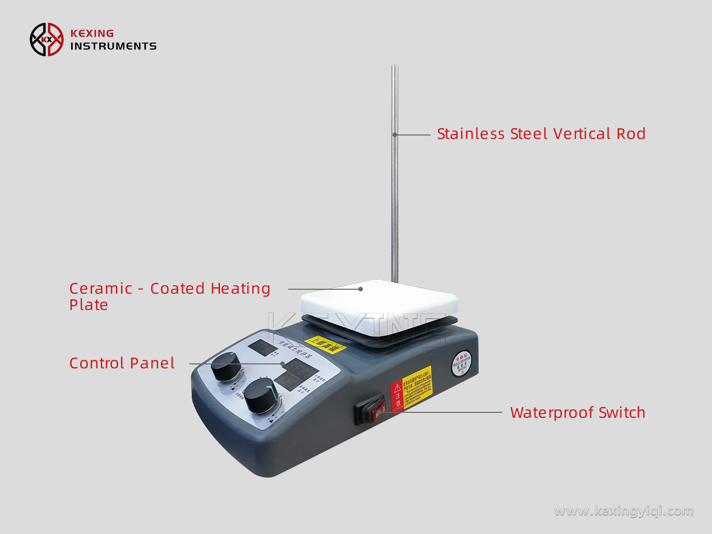 Intelligent magnetic mixer (electric heating plate) 