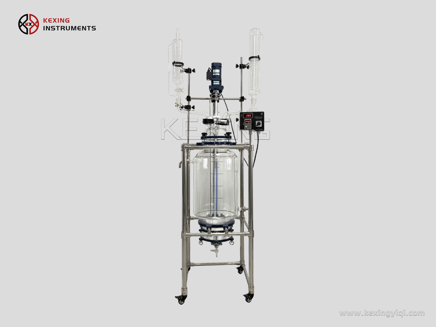 Filter glass reactor