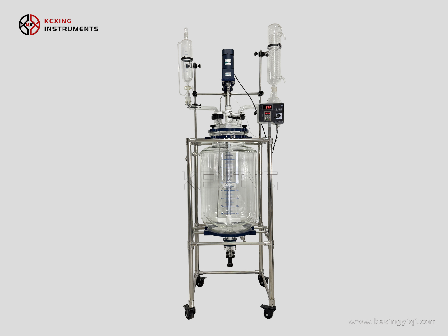 Jacketed glass reactor（10-200L）  