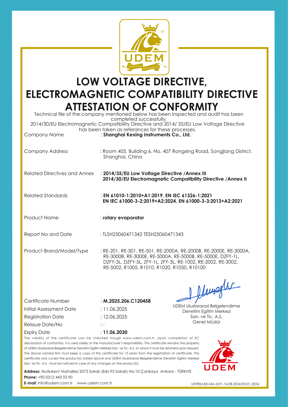 KeXing certification