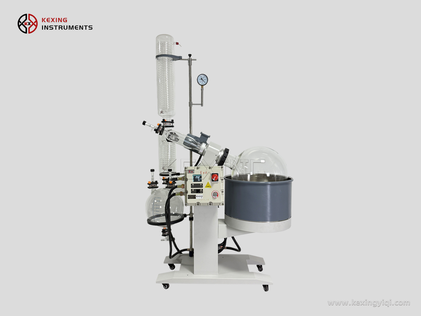 Explosion-proof large-scale technical rotary evaporator 