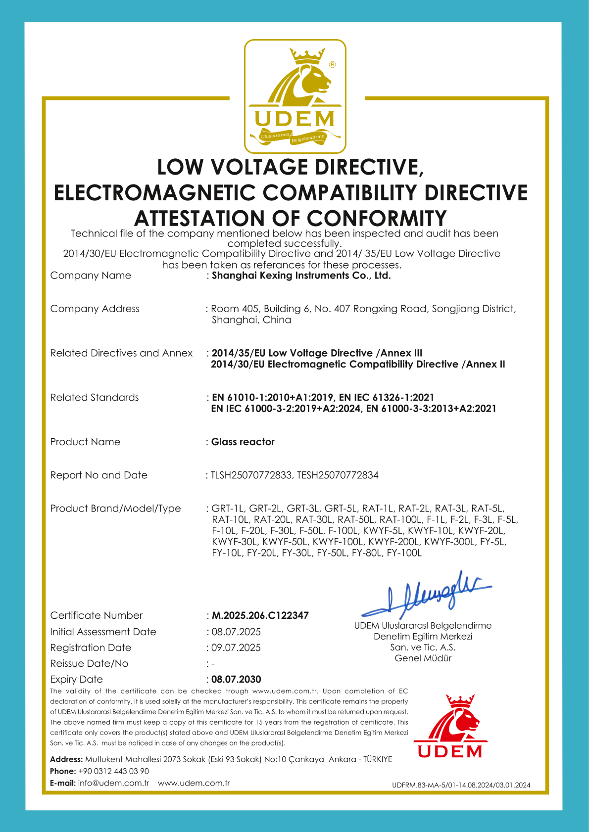 KeXing certification