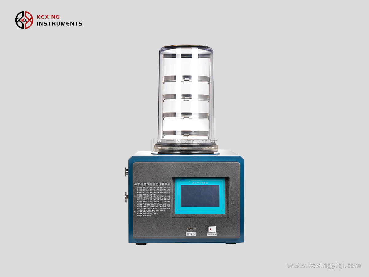 Experimental vacuum freeze dryer 