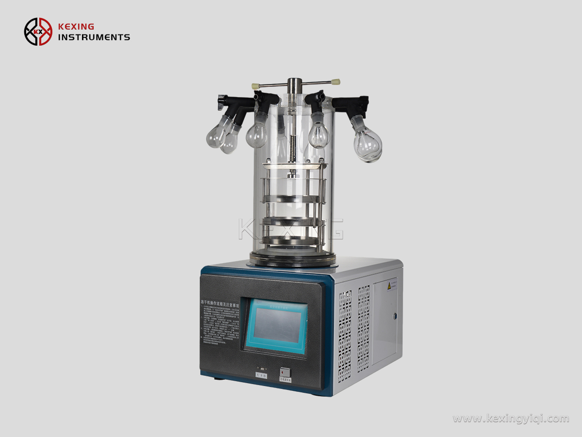 Experimental vacuum freeze dryer 