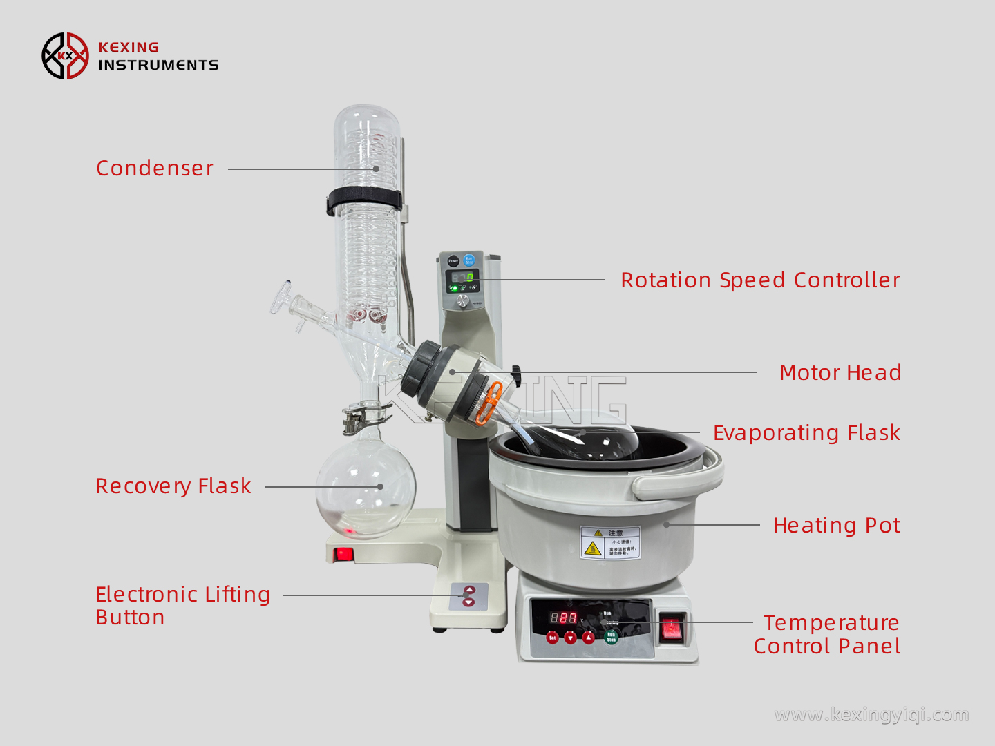 Small technical rotary evaporator