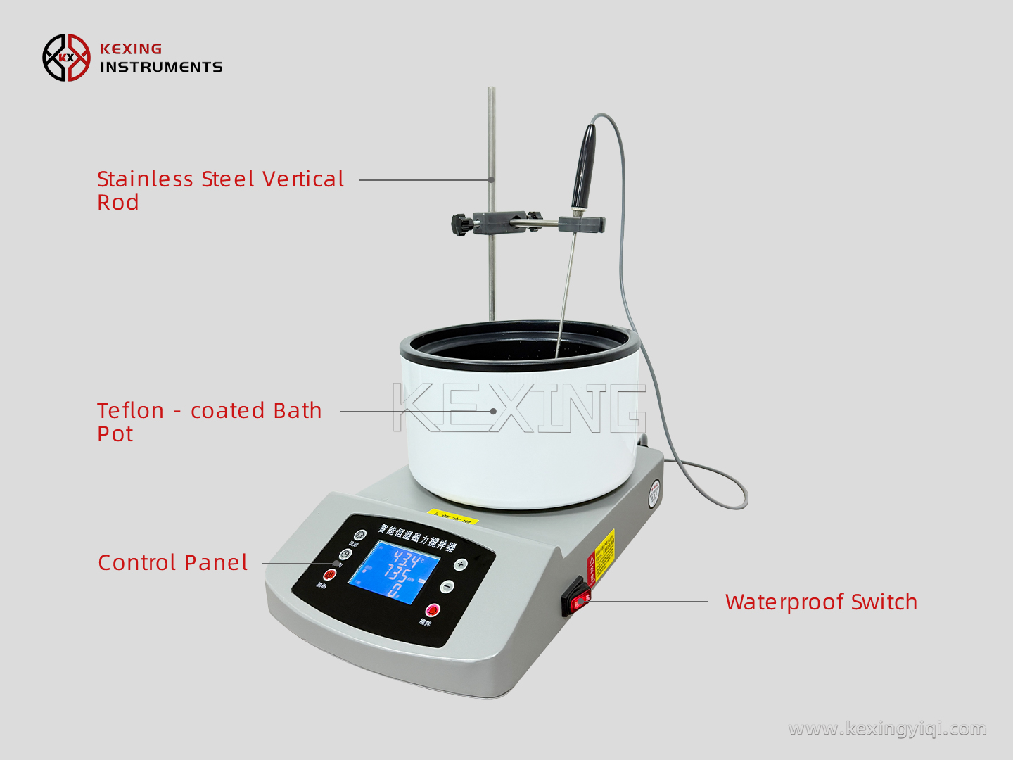 Intelligent magnetic stirrer (heating pot type)