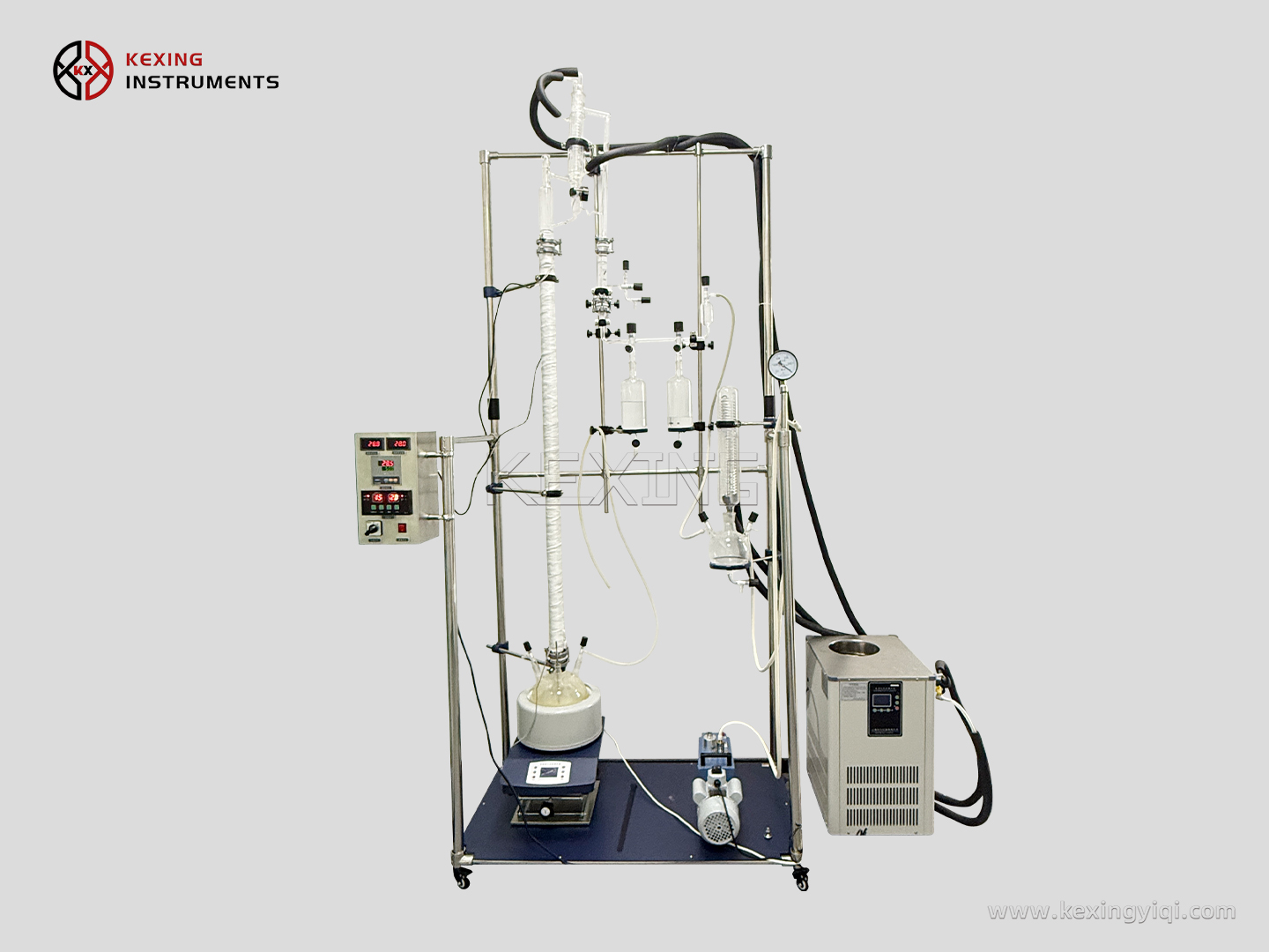 Glass distillation apparatus