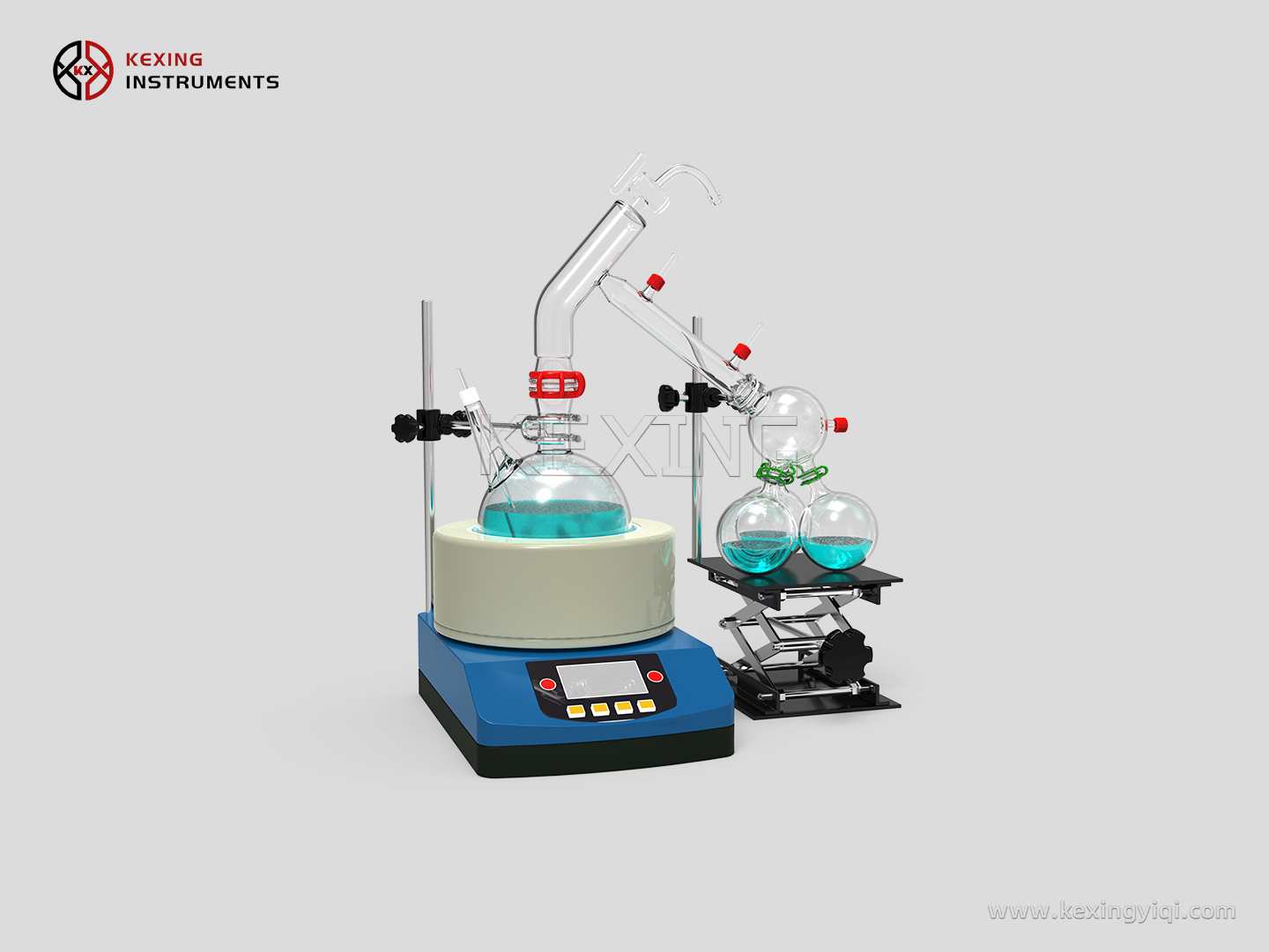 Short-range molecular distillation device