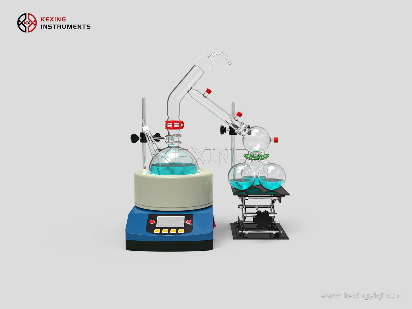 Short-range molecular distillation device