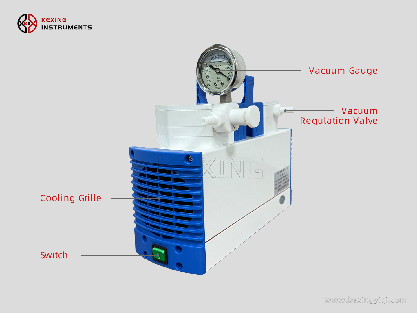Diaphragm vacuum pump