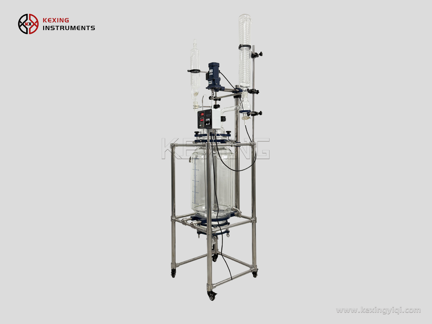 Filter glass reactor