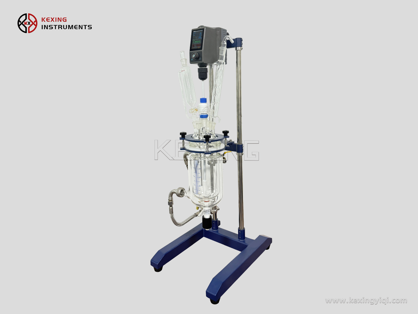 Bentchtop glass reactor