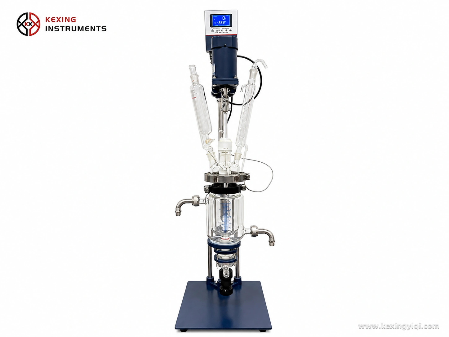 1L-5L Jacketed Glass Reactor