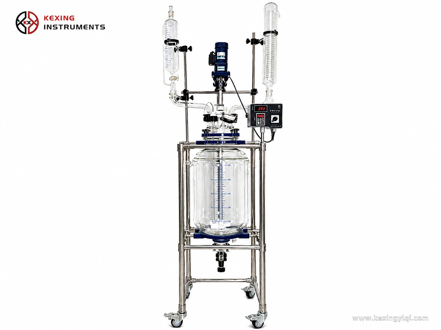 10L-200L Jacketed Glass Reactor