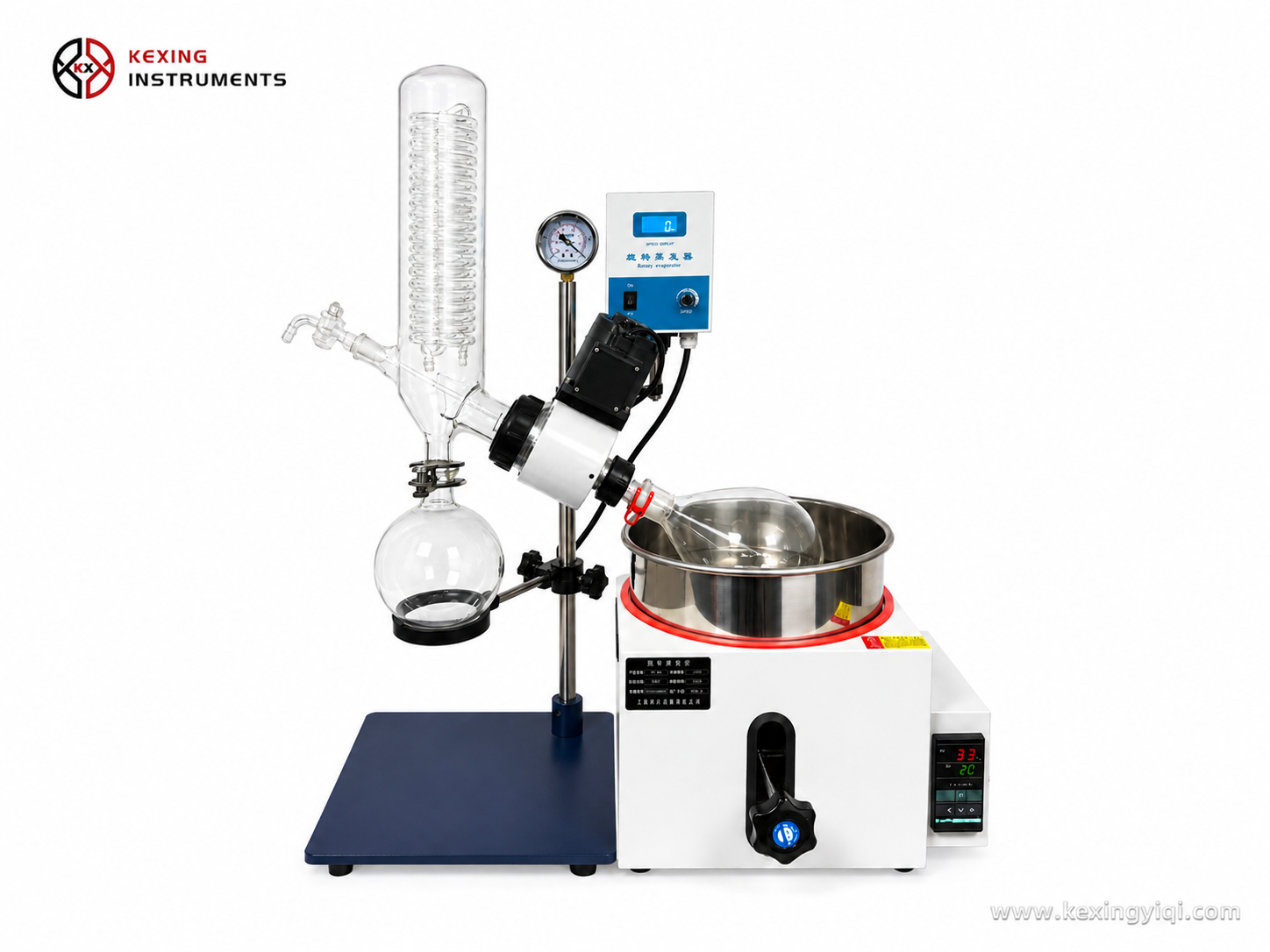 Small Capacity Manual Lift Rotary Evaporator