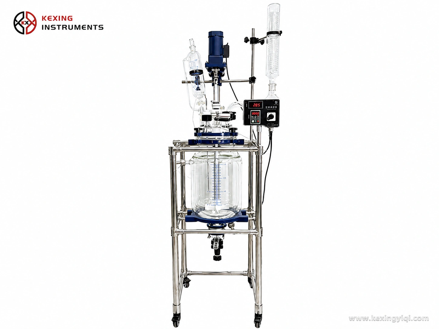 10L-200L Jacketed Glass Reactor