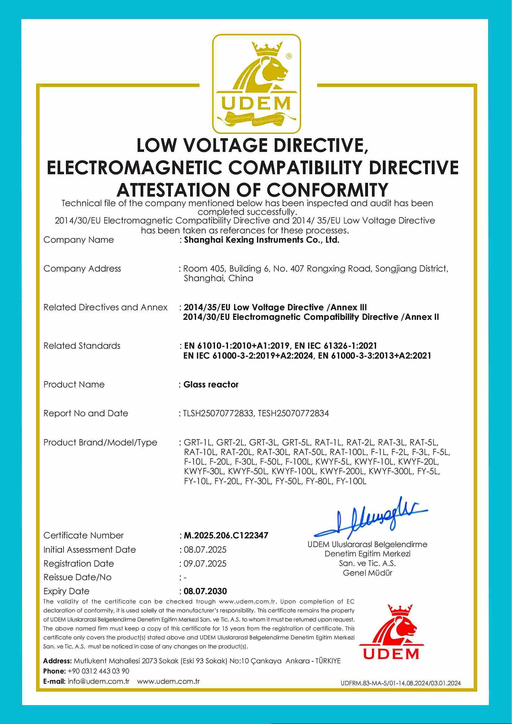 KeXing certification