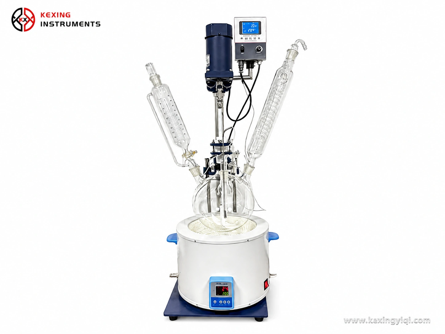 1L-5L Heating Mantle Glass Reactor