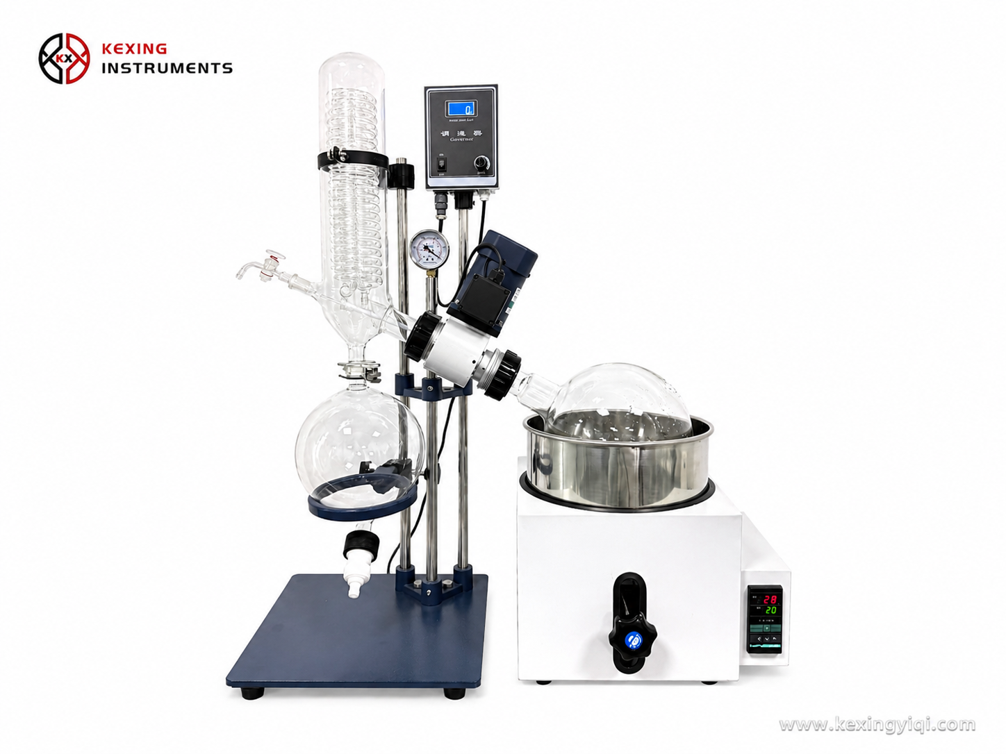 Small Capacity Manual Lift Rotary Evaporator