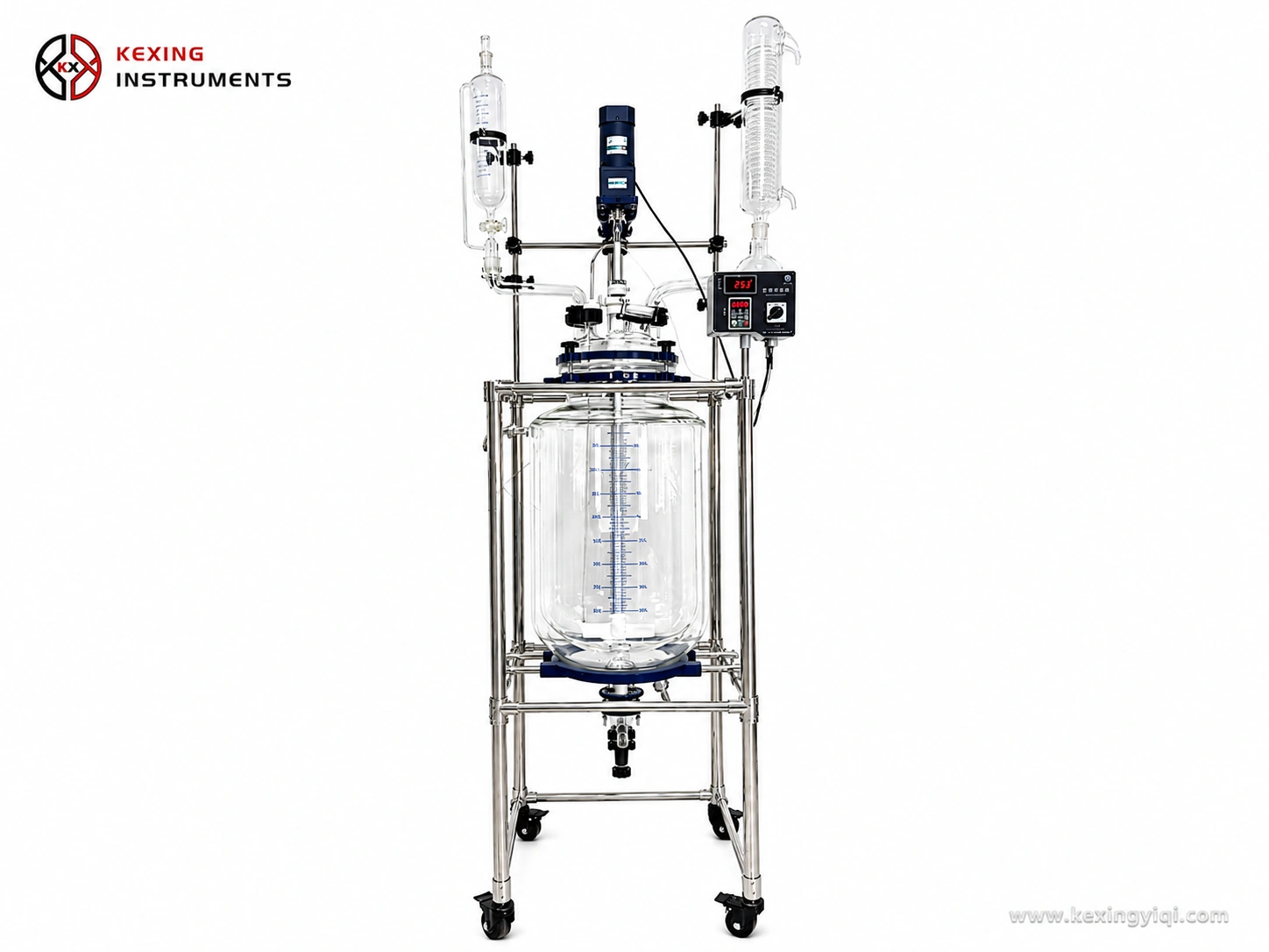 10L-200L Jacketed Glass Reactor
