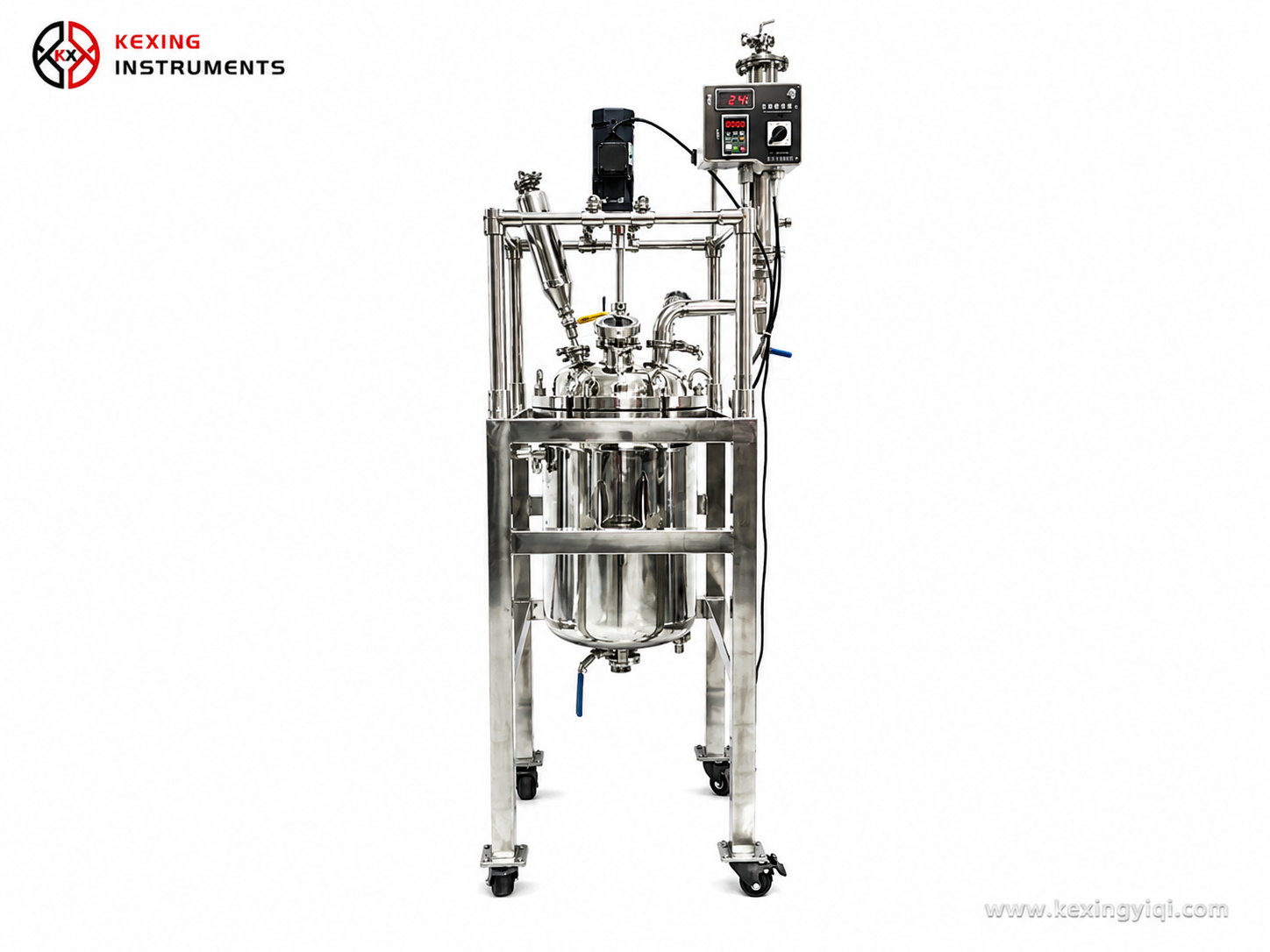 1L-200L Jacketed Stainless Steel Reactor